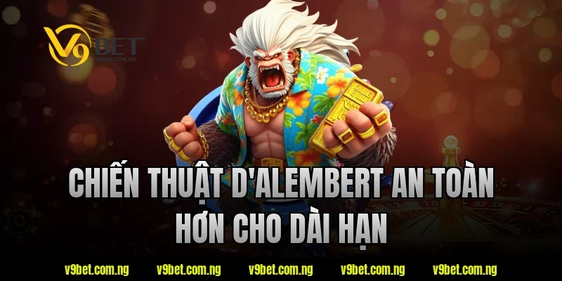 V9bet Bật Mí Chiến Thuật Roulette Hiệu Quả Cho Người Mới Chơi 2 Chiến thuật D'Alembert an toàn hơn cho dài hạn tại V9bet