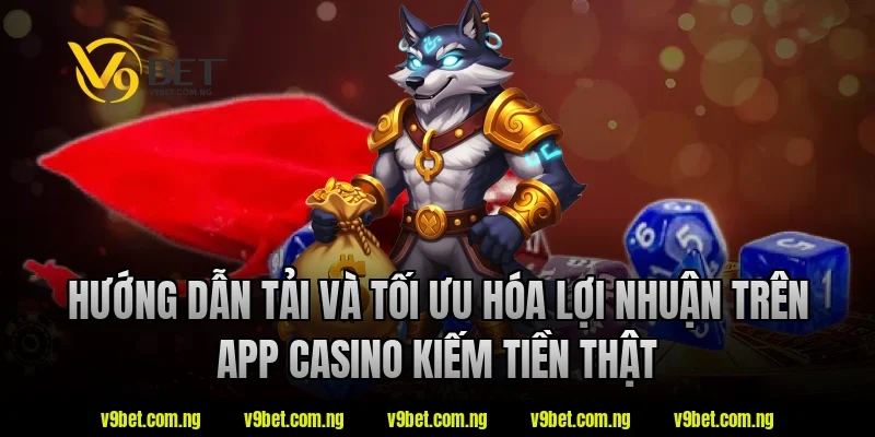 App Casino Kiếm Tiền Thật V9bet – Xu Hướng Giải Trí 2026 5 Hướng dẫn tải và tối ưu hóa lợi nhuận trên app casino kiếm tiền thật tại V9bet