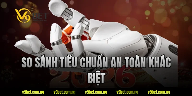 Chính Sách Bảo Mật V9BET 6 So sánh tiêu chuẩn an toàn khác biệt